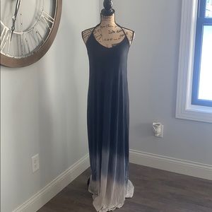 grey patterned dress